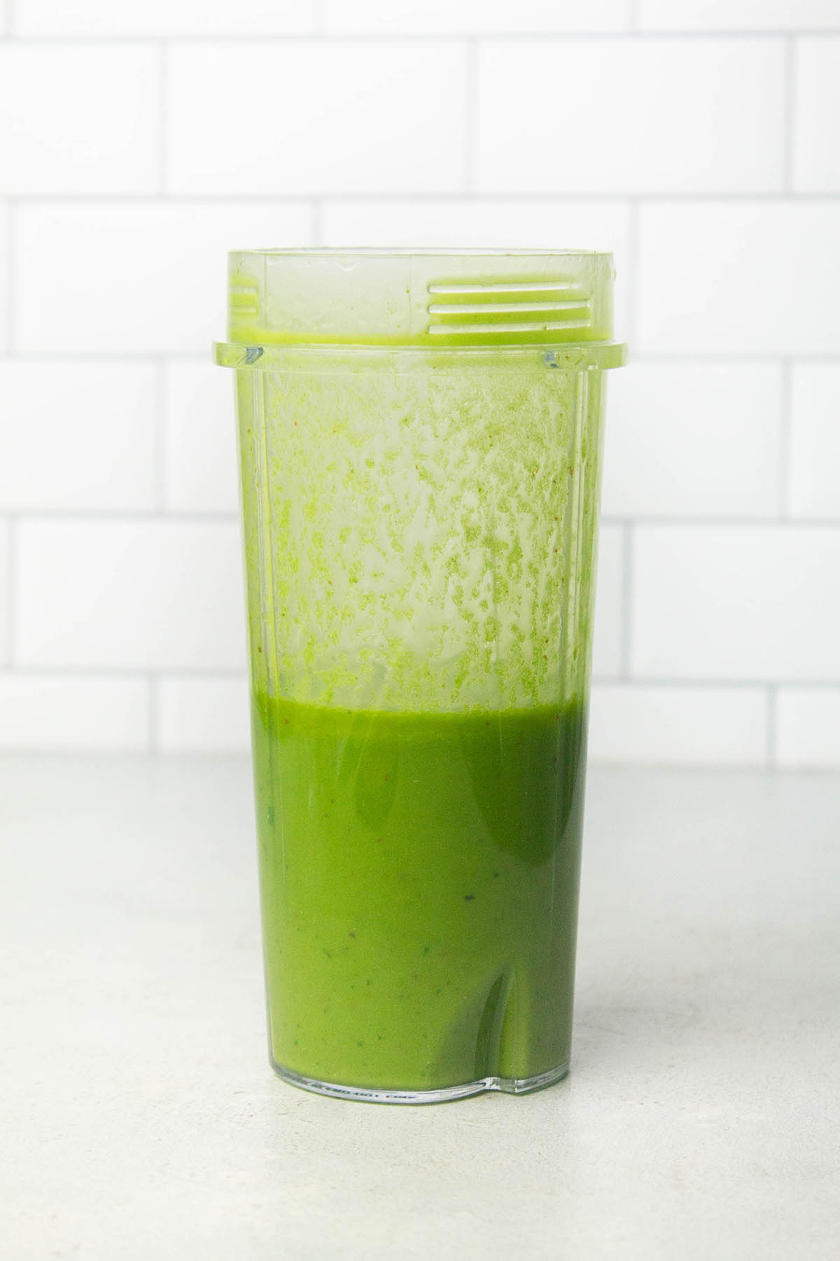 Blended vinaigrette.