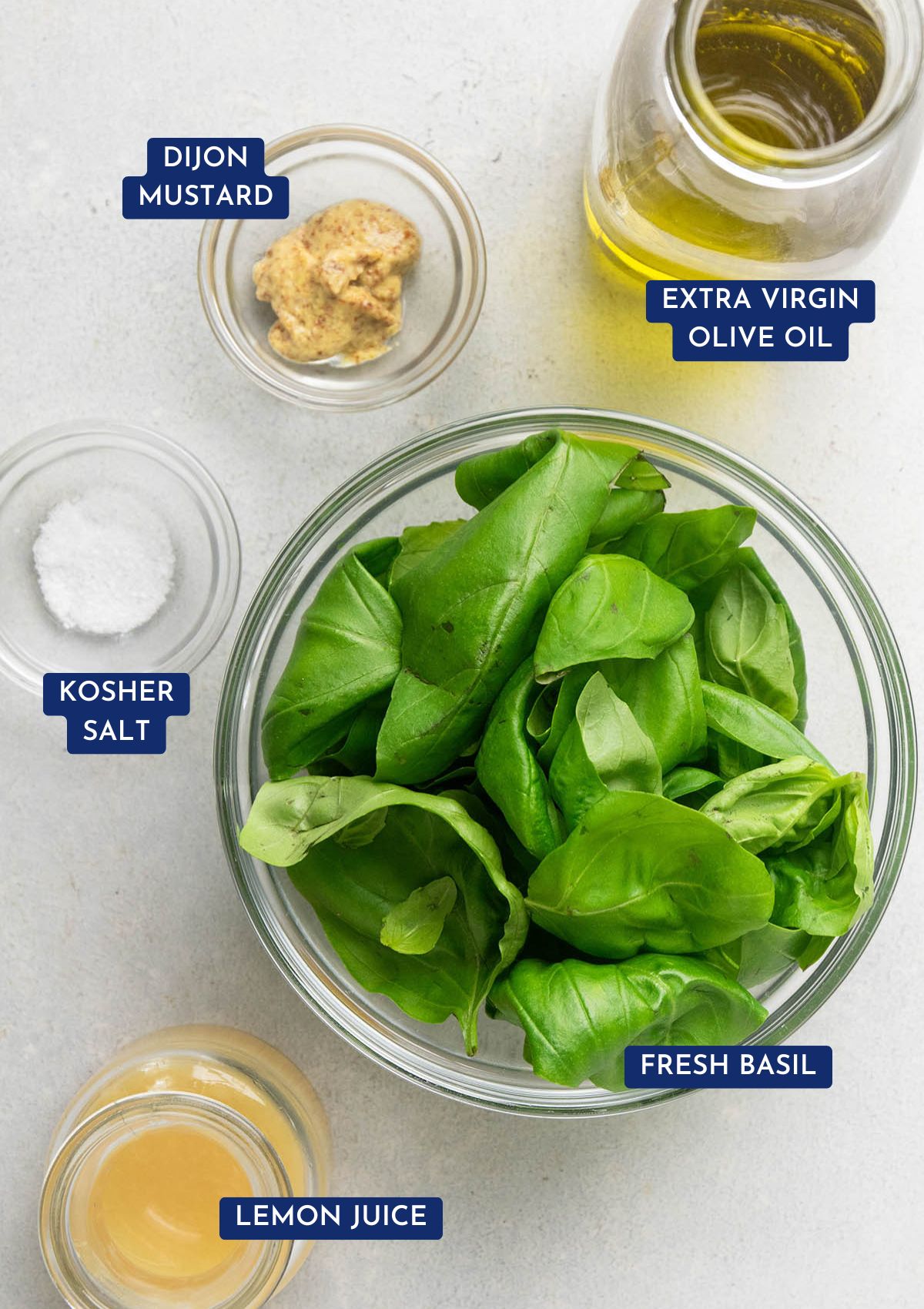 Recipe ingredients.