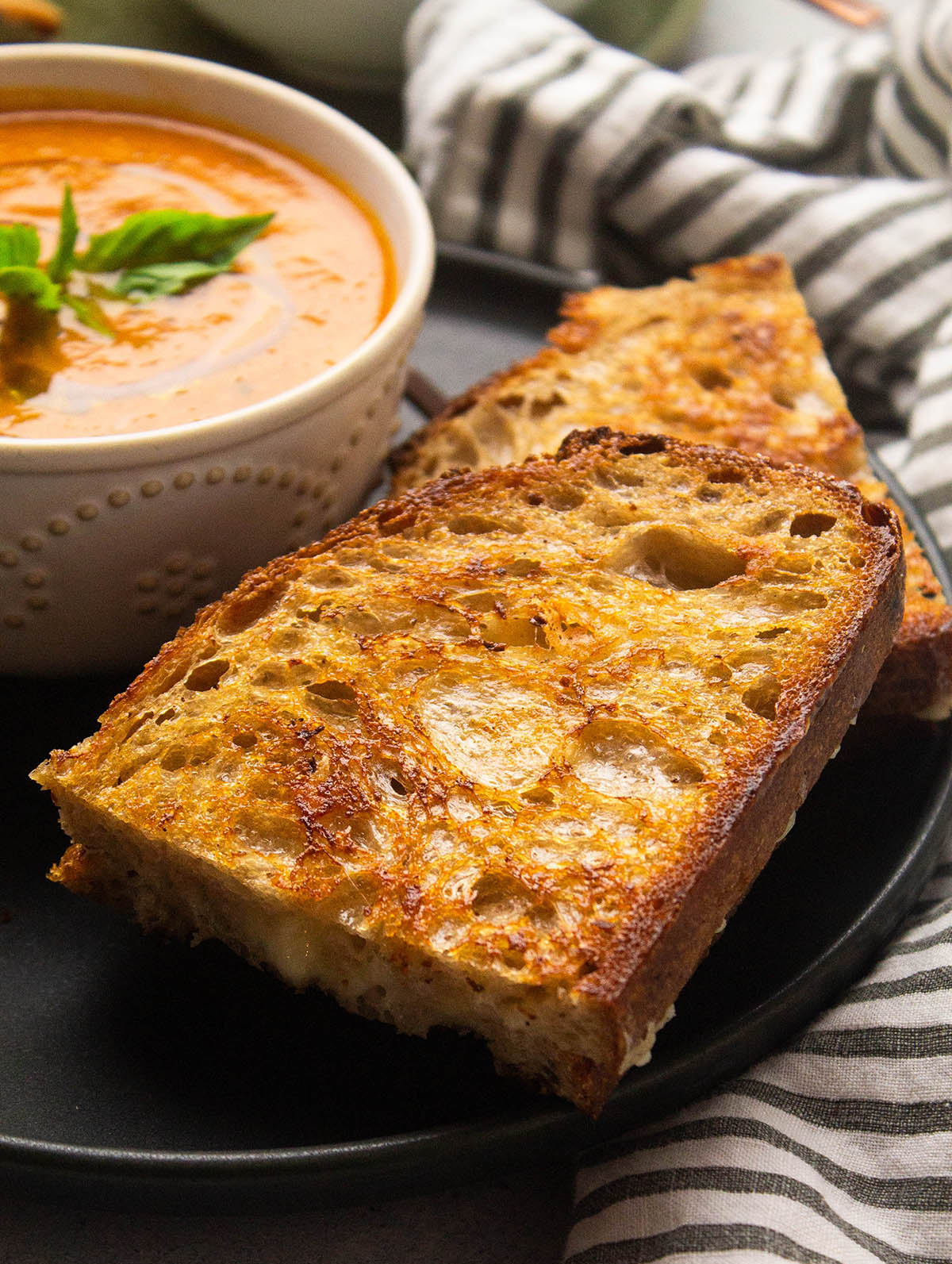 Sourdough grilled cheese.