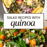 Salad recipes with quinoa.