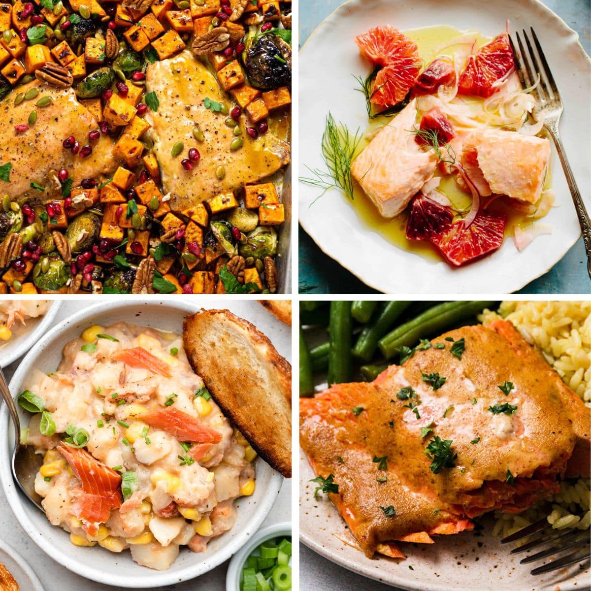 Fall salmon recipes.