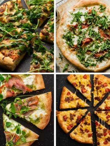 Weeknight pizza recipe ideas.