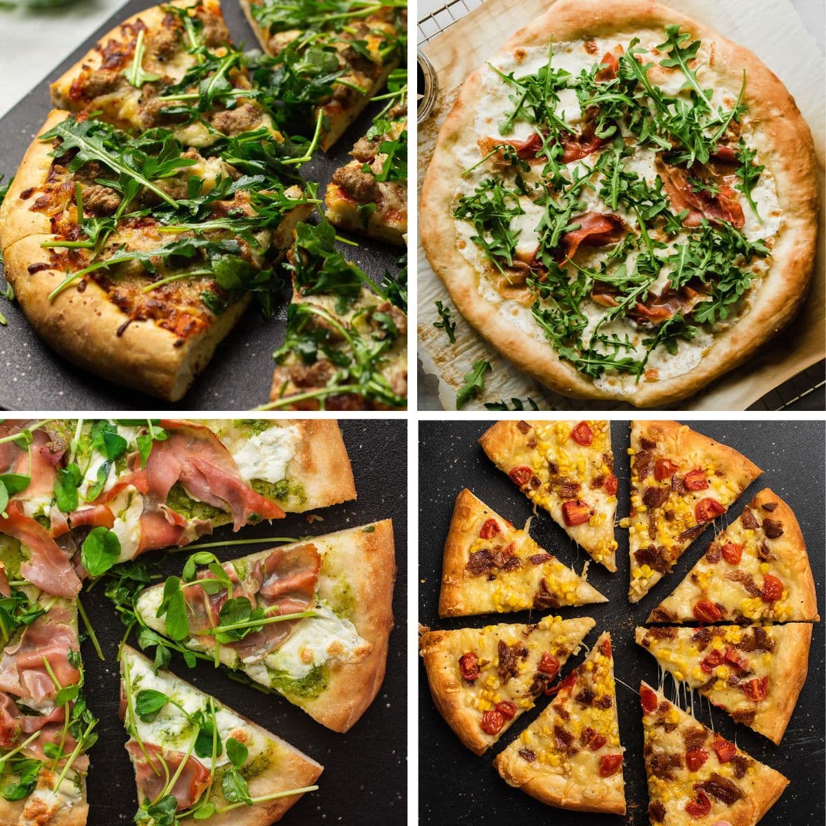 Weeknight pizza recipe ideas.