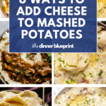 Cheesy mashed potatoes.
