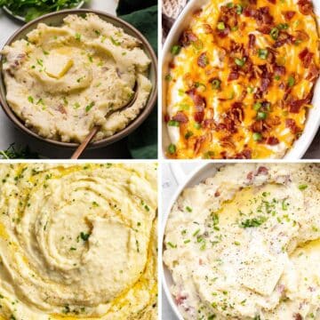 Cheesy mashed potatoes.