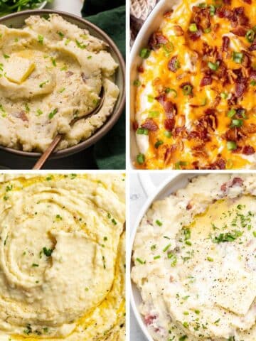 Cheesy mashed potatoes.