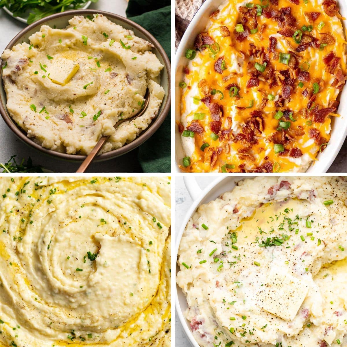 Cheesy mashed potatoes.
